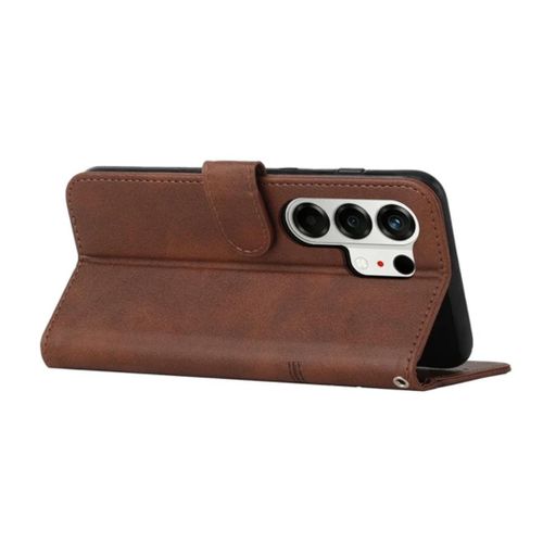 Generic Etui a rabat portefeuille Tecno Camon 50 + 1 antichoc - Marron