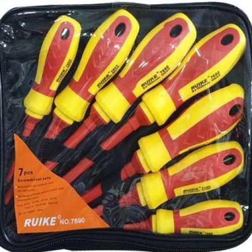 product_image_name-Generic-Jeu De Tournevis 7 Pièces - Rouge/Jaune-2