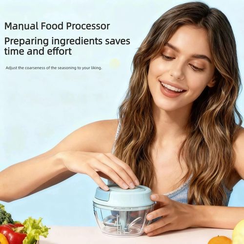 product_image_name-Generic-500ml/900ml manuel alimentation hacheur Set cuisine ail oignon hachoir à la main chaîne de traction outil de hachage processeur Gadget-3