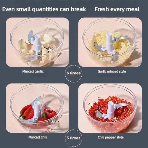 product_image_name-Generic-500ml/900ml manuel alimentation hacheur Set cuisine ail oignon hachoir à la main chaîne de traction outil de hachage processeur Gadget-6