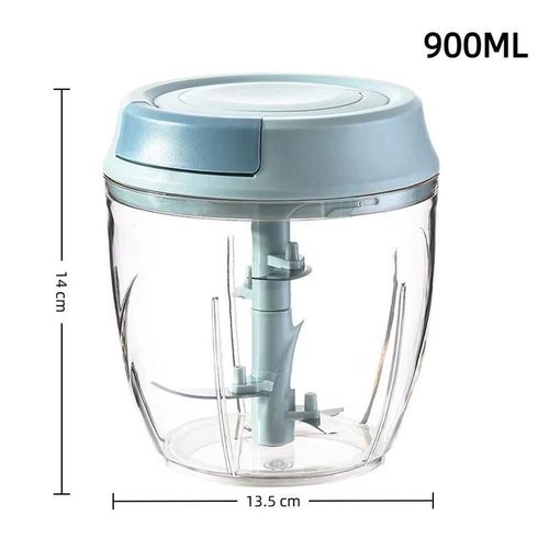 product_image_name-Generic-500ml/900ml manuel alimentation hacheur Set cuisine ail oignon hachoir à la main chaîne de traction outil de hachage processeur Gadget-8