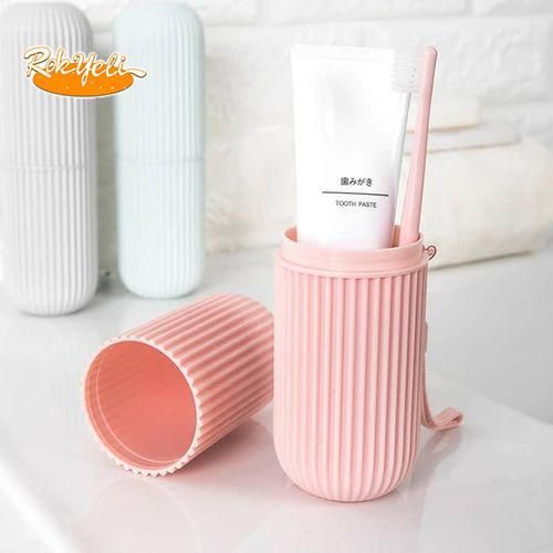 product_image_name-Generic-Étui En Polypropylène Pour Brosse à Dents Et Pâte à Dents - Pour Voyage, Camping, Salle De Bain ( Lot De 2 Etuis) -1