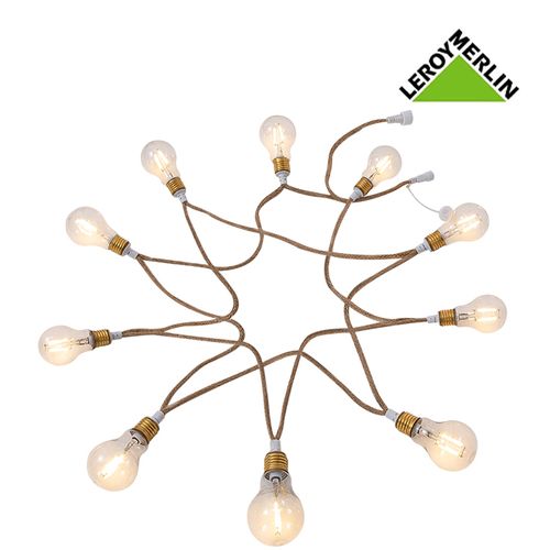 Guirlande extérieure 10 ampoules Module Led, intensité variable Minta  INSPIRE