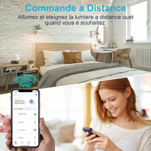 product_image_name-Generic-Prise WiFi intelligente EU 20A avec fonction de suivi de la consommation et minuterie, fonctionne avec l'application Smart Life et assistant vocal-5