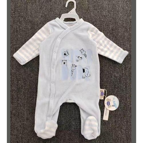 product_image_name-Fashion-Grenouillère Douce pour Bébé - Pyjama à Manches Longues avec Pieds Intégrés - Motif Animaux-1