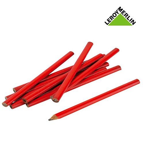 Crayons menuisier rouge x2 ref 3120000 - Séguret Décoration