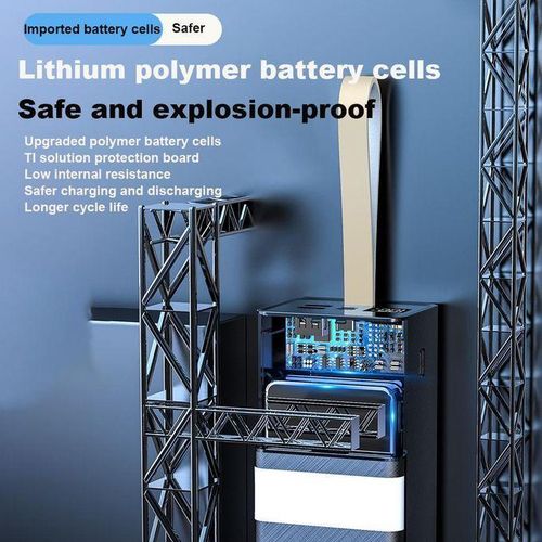 Generic Batterie de charge de 50000 mAh avec lumière LED - image 3