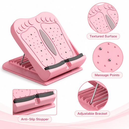 Generic Produits Tendances : Repose-pieds Portable de Bureau, Planche Inclinable Réglable, Étireur Dorsal, Instrument de Massage Incliné pour Mollets, pour - image 4