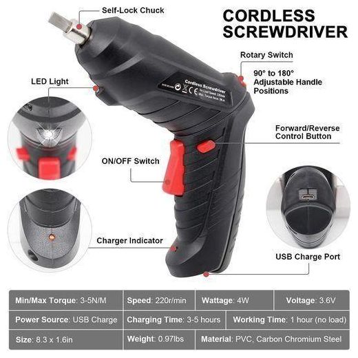 Generic Perceuse Visseuse Sans Fil / Visseuse + 47 Accessoires - image 4