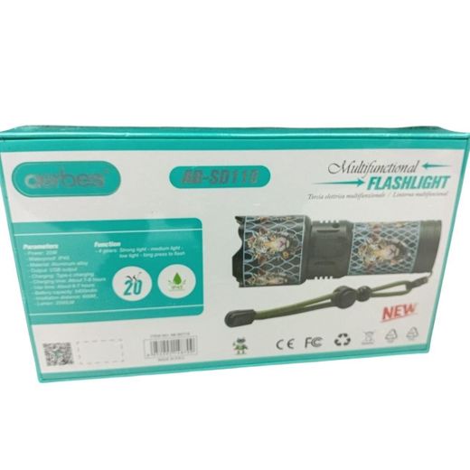 Generic Lampe Torche LED Rechargeable AB-SD115 – 2000 Lumens - image 3