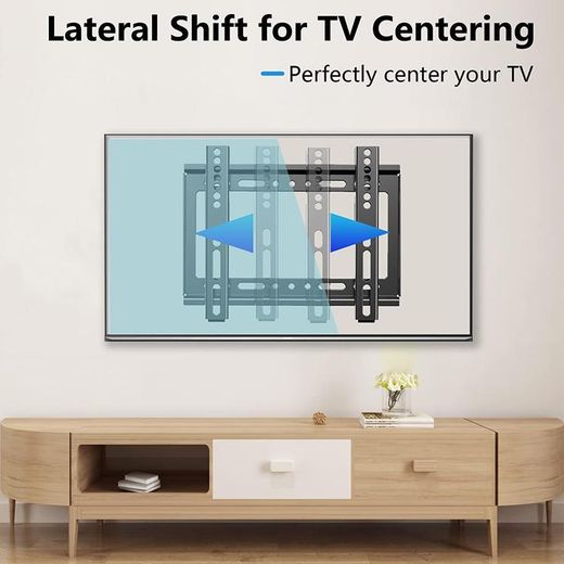 Generic Support TV mural fixe en métal 14" à 42" – Robuste, sécurisé et élégant - image 2