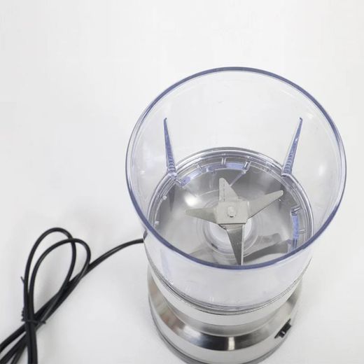 Generic Moulin Électrique Puissant en Acier Inoxydable – Broyeur Multifonction pour Café, Épices, Céréales et Noix – Lames Ultra Résistantes