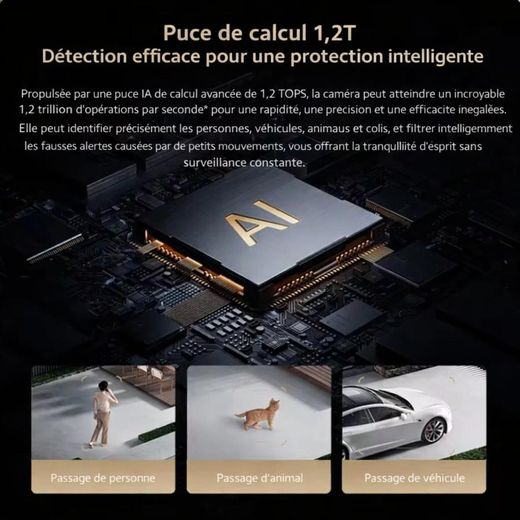 Xiaomi Mi Camera D'exterieur BW500 - avec Batterie - Blanc - image 2