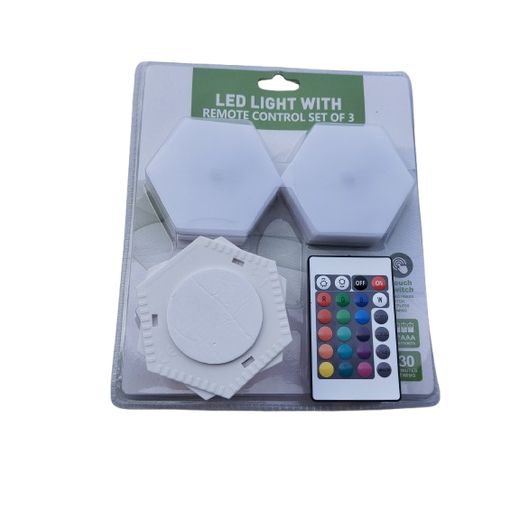 Generic Lot De 3 Ampoules LED + Telecommande - Blanc - image 4