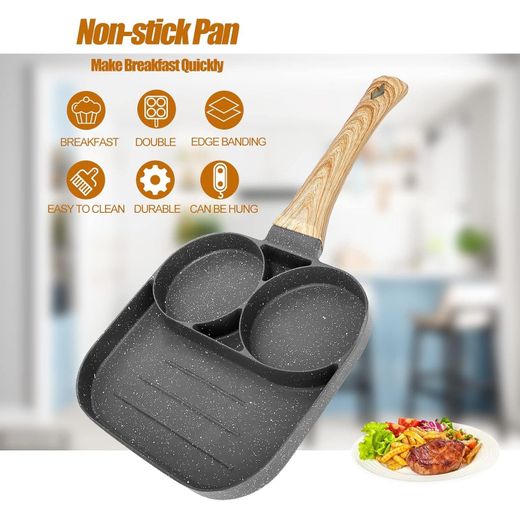 Generic Poêle à omelette à deux trous - image 3
