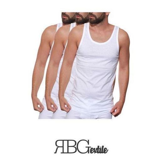 Lot De 3 Débardeurs Hommes 100% Coton