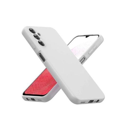 Coque Silicone Compatible Pour Samsung Galaxy A24 - Blanc