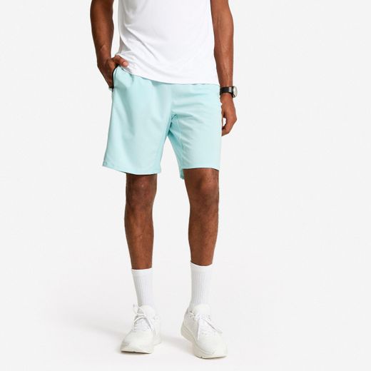 Domyos Short De Fitness - Respirant - Poches Zippées - Homme - Bleu Arctique - image 2