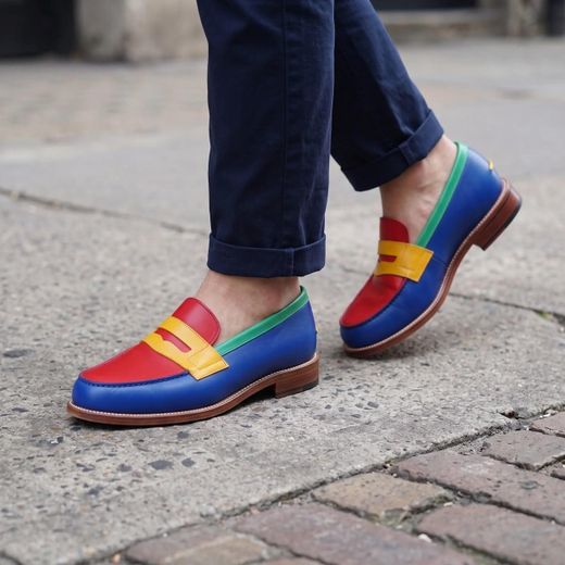 Fashion Mocassins Color-Block en Cuir - Style Original & Chic - image 2