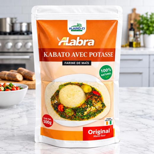 Alabra Farine de Kabato avec potasse 500g