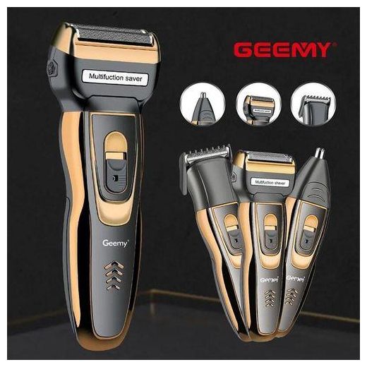 Geemy Tondeuses De Soins Personnels Cheveux Barbe Et Moustache - 3 En 1 - GM-595 - image 2