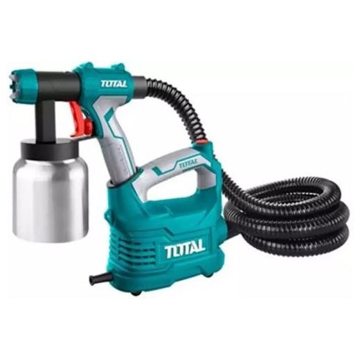 TOTAL Pistolet à Peidre électrique 550W Réservoir Plastique