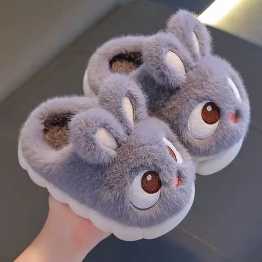 New Pantoufle enfant motif lapin