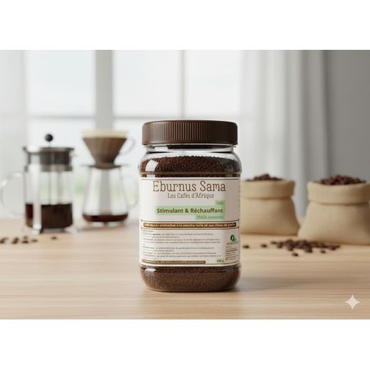 Generic Café Moulu Stimulant & Réchauffant - Café moulu aromatisé et enrichi - Café moulu digestif - Café moulu bio aromatisé à la menthe noire et enrichi aux Clous de Girofle - 250 g