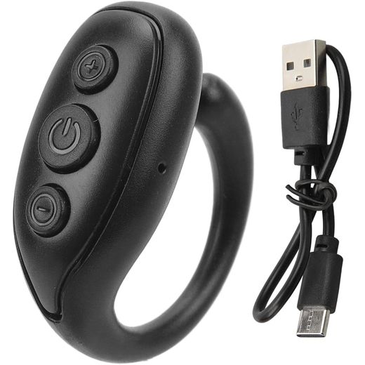 Generic Télécommande Bluetooth pour TikTok, Bague de Défilement Bluetooth pour, Page Turner, Caméra sans Fil, Obturateur à Distance pour Smartphone Android OS et iOS - image 2