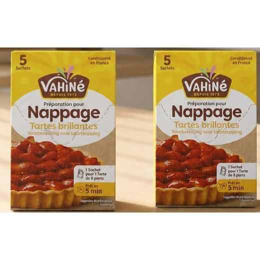 VAHINEPréparation pour nappage tarte brillantes ( 2x sachets=10)70g.