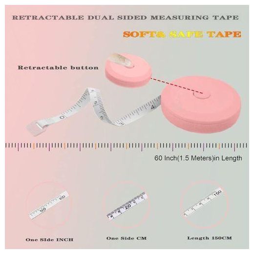 Generic 3 Morceaux De Ruban à Mesurer à Coudre - image 2