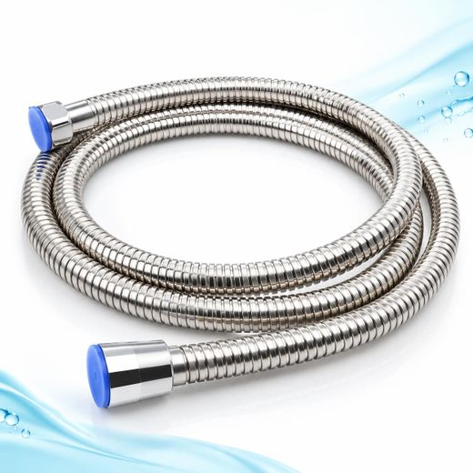 Flexible de Douche en Acier Inoxydable Anti-Torsion - Tuyau De Douchette Flexible et Résistant - Connecteur Universel G1/2"