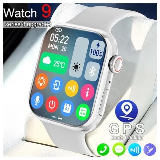 Generic Montre connectée Series 9 à écran tactile intégral - pour iOS et Android