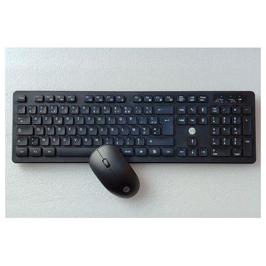 Generic Clavier Et Souris Sans Fil AZERTY - Noir HG