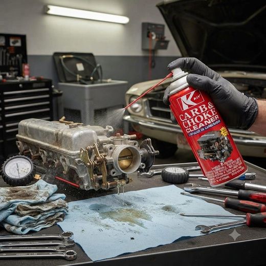 Generic Nettoyant Carburateur et Starter KLY Carb & Choke Cleaner (450ml) – Dégraissant Puissant pour Moteur et Système d'Admission - image 2