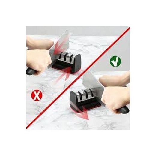 Generic Aiguiseur Couteaux En Acier Inoxydable ( Couleur dépend  du Stock disponible ) - image 3