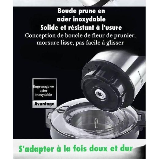 Generic Machine à Piler Foutou, robot hachoir/mixeur grande capacité 6L - Simplifiez vos préparations culinaires au quotidien HG - image 2