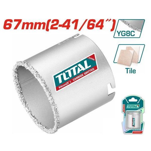 TOTAL Scie cloche carbure 67 mm