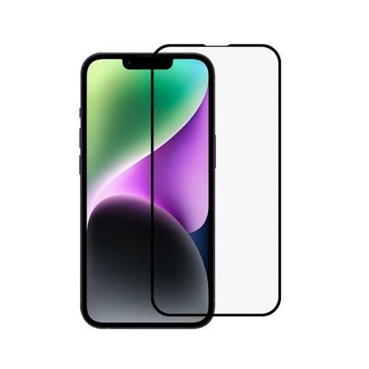 Generic Coque En Silicone  compatible IPhone 15 Pro Max + 1 Antichoc- Noir - image 2
