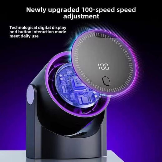 Generic Puissant mini ventilateur Rechargeable - image 4