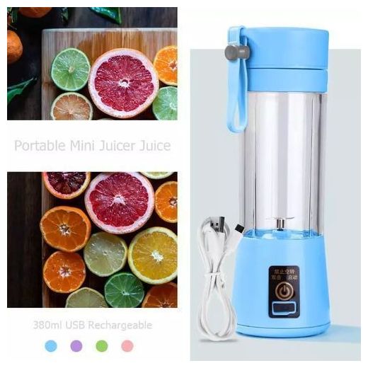 Generic Blender Portable - Mixeur Rechargeable Pour Fruits Et Légumes - Multicolor - image 2