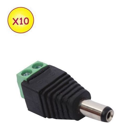 Lot 10 Fiches DC Pour Camera - Noir/Vert