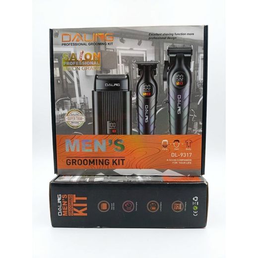 Daling 3-in-1 Kit de soins pour hommes_Tondeuses & Rasoir pour Barde, Cheveux et Corps - image 2