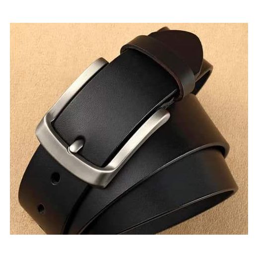Fashion Lot De 2 Ceintures Hommes 100% Cuir - image 2