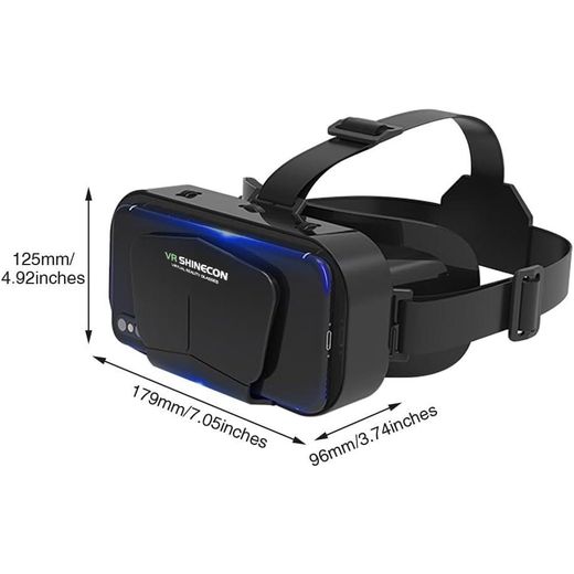 Jansfuren Lunettes VR 3D, casque de réalité virtuelle compatible avec les écrans panoramiques à 360° (4,7 à 6 pouces) - image 4
