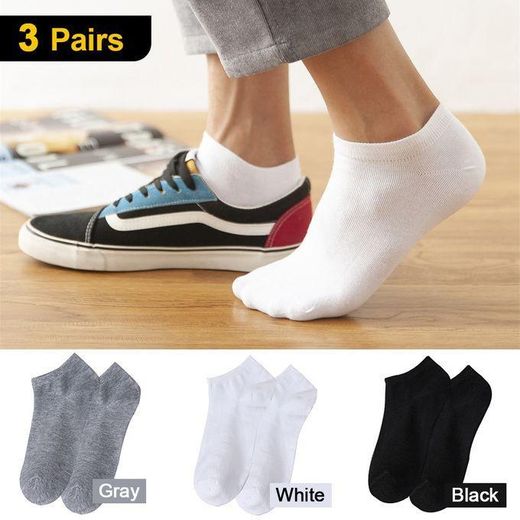 Fashion 3 Paires /set Chaussettes Cheville Homme - 01