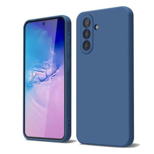 Coque En Silicone Compatible Pour Samsung Galaxy A37 5G - BLEU