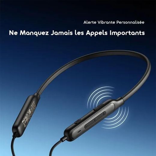 Oraimo Necklace 5 OEB-611 – Écouteurs Bluetooth Tour de Cou avec Réduction Active du Bruit 30 dB et Vibration d’Appel - image 3