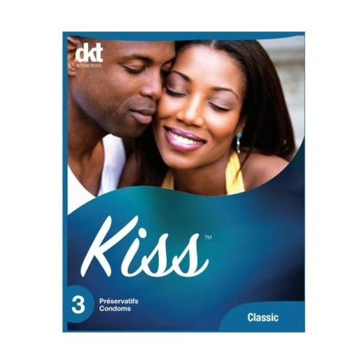 Dkt 24 Préservatifs KISS Classic - 8 Boîtes De 3 Préservatifs Masculins - Perlés