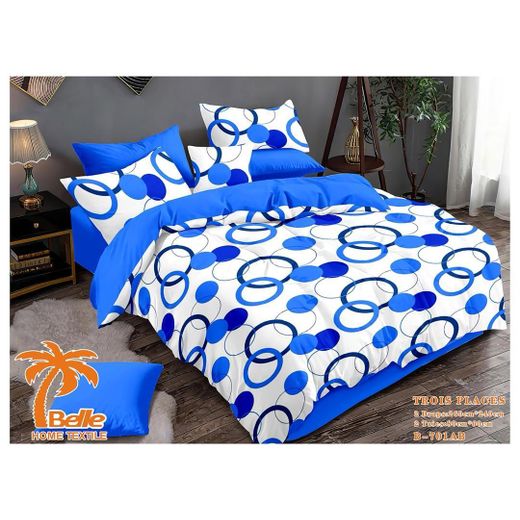 Belle Lot de 2 Draps et 2 Taies - Confort et Élégance pour Lit 3 Places